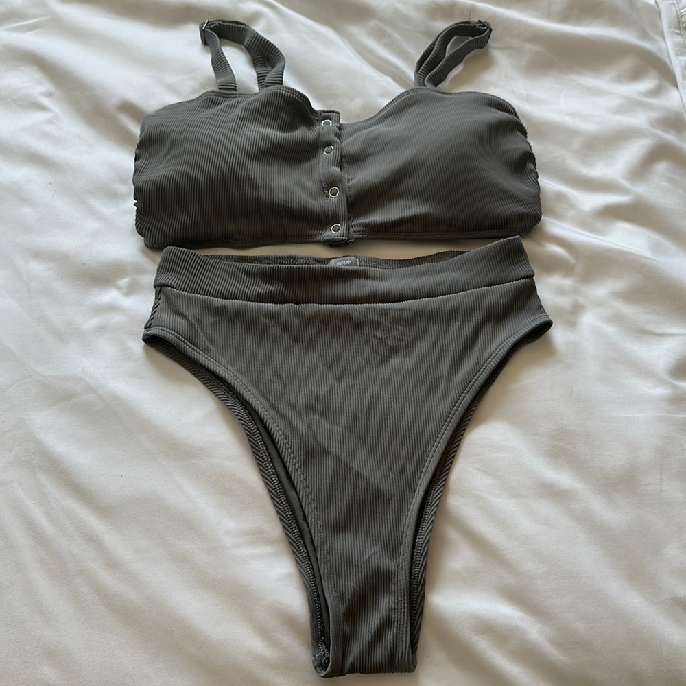 Aerie Size Small High Waisted Bathing Suit with Padding